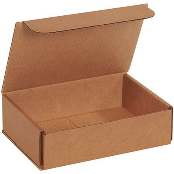 Box Packaging Corrugated Mailers, 7"L x 5"W x 2"H, Kraft M752K